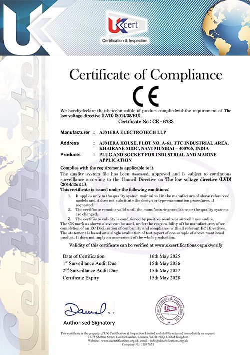 EL LLP CE Plug & Socket 2028