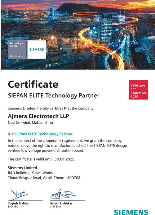 SIEPAN 8PU Certificate